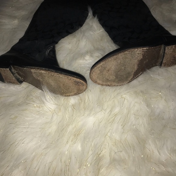 Coach boots black REDUCED Price - Picture 3 of 4